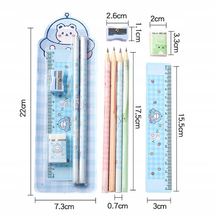 DUŻY PIÓRNIK PODWÓJNY DO SZKOŁY JEDNOROŻEC DŁUGOPI