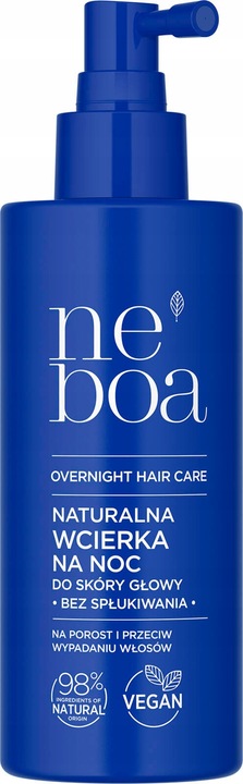 NEBOA ZESTAW WCIERKA OVERNIGHT + SERUM OVERNIGHT DO WŁOSÓW NA POROST NA NOC