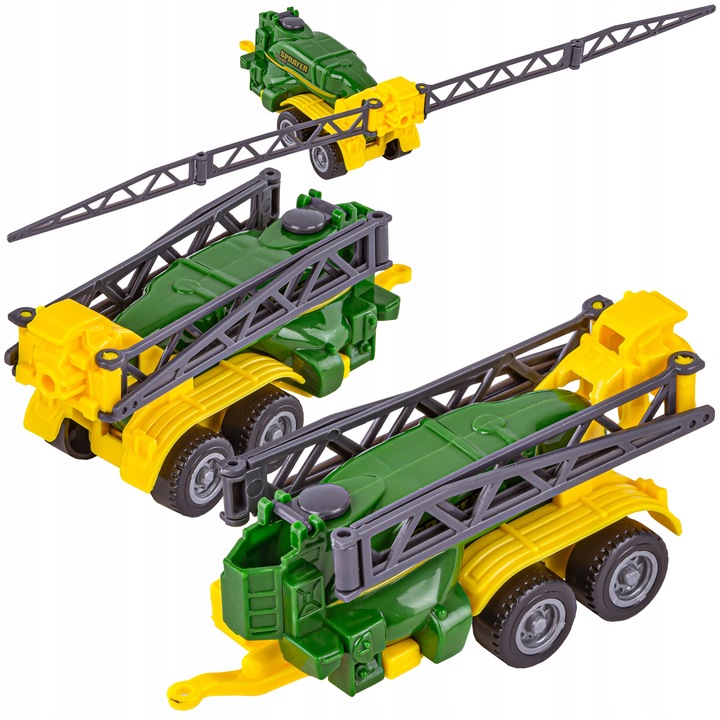 ZESTAW Traktorów TIR FARMA dla Dzieci Kombajn Zwierzęta Pojazdy Rolnicze