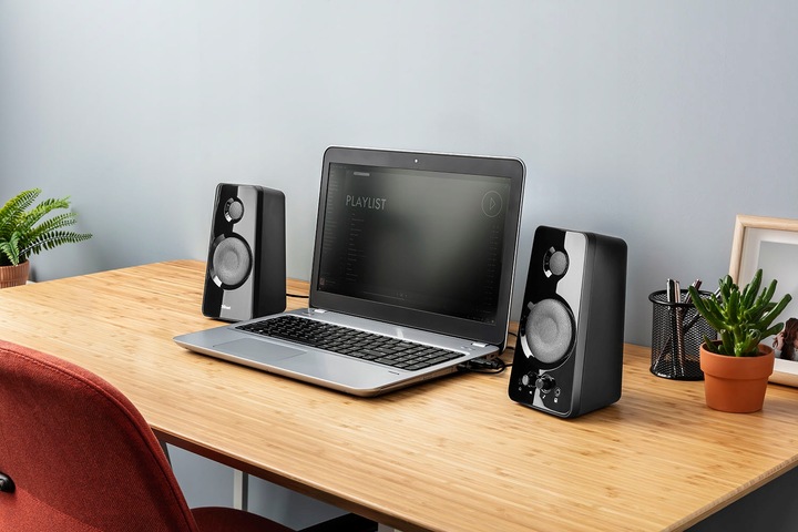 GŁOŚNIKI KOMPUTEROWE 2.0 USB 36W LAPTOP PC