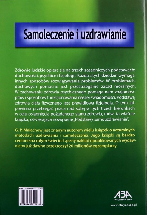 SAMOLECZENIE I UZDRAWIANIE WYD 2022 KSIĄŻKA ABA