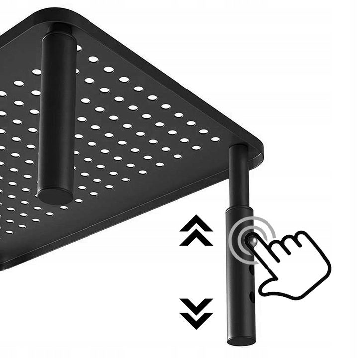 PODSTAWKA POD MONITOR LCD Z SZUFLADĄ LAPTOP REGULOWANA Z SZUFLADĄ