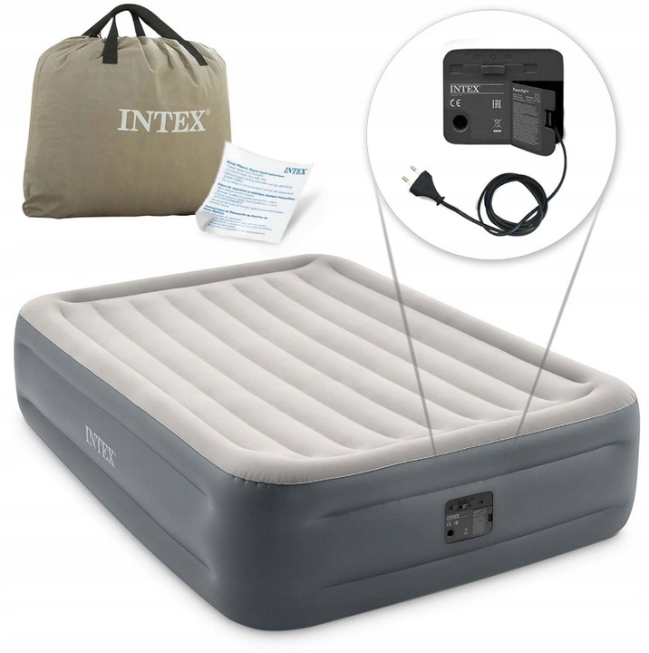 Łóżko do spania z pompką 152 x 203 x 46 cm Intex