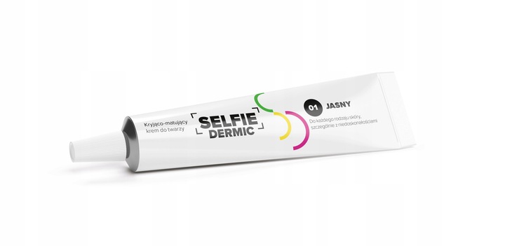 SELFIEDERMIC krem do twarzy kryjąco matujący jasny 20 ml