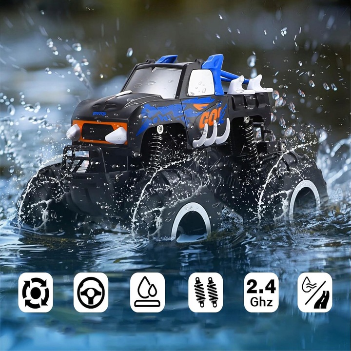 SAMOCHÓD ZDALNIE STEROWANY 1:16 4WD RC MONSTER TRUCK OFF-ROAD Z PILOT