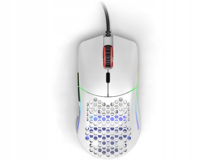 MYSZ GLORIOUS PC GAMING RACE MODEL 0, BIAŁA MATT