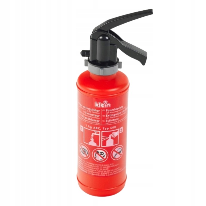 KLEIN ZABAWKOWA GAŚNICA STRAŻACKA Z POMPKĄ NA WODĘ DLA DZIECI +3LAT 500 ml