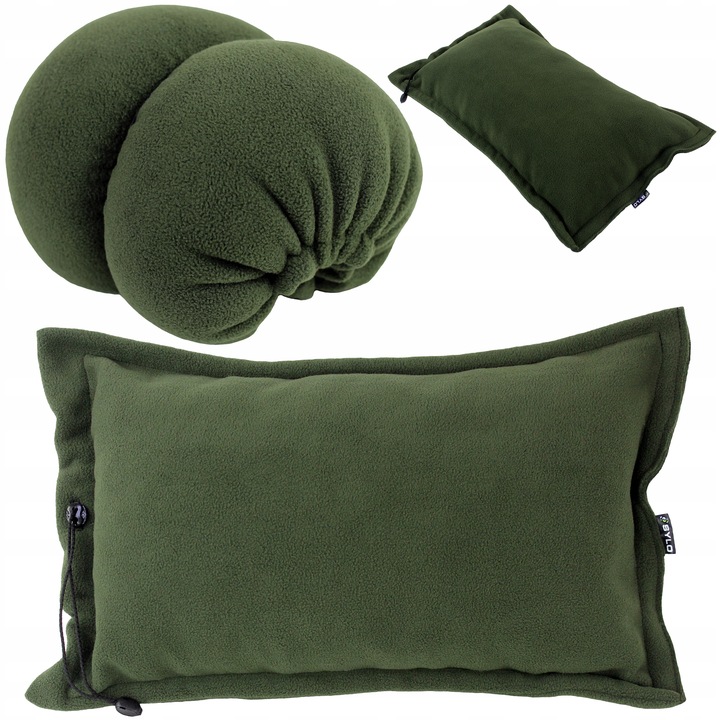 Poduszka turystyczna zagłówek podróżna antyalergiczna miękka polarowa SYLO