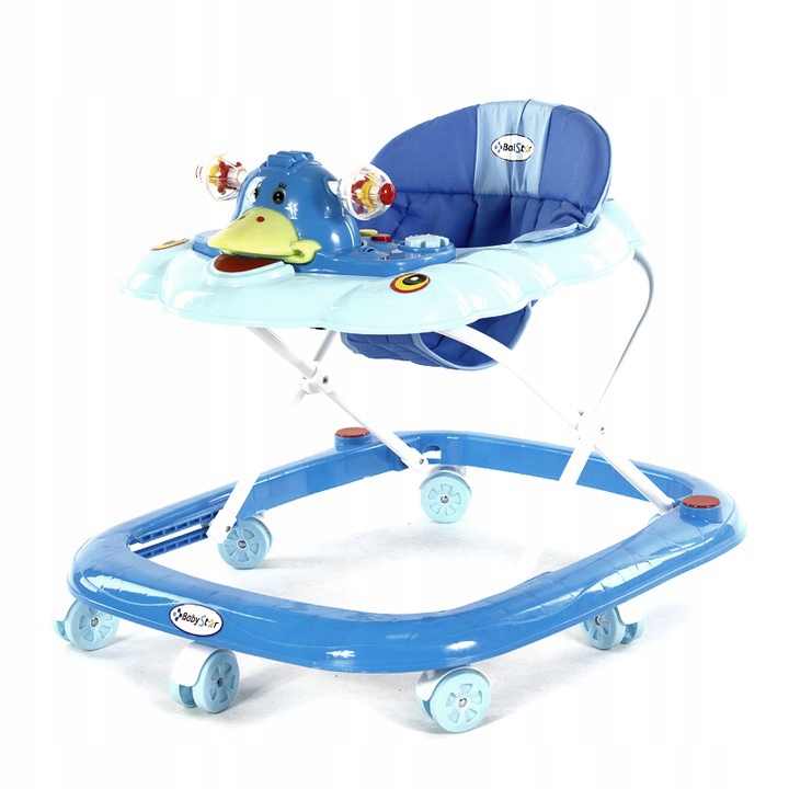 JEŹDZIK CHODZIK INTERAKTYWNY DLA DZIECI REGULACJA WYSOKOŚCI PCHACZ 3 KOLORY