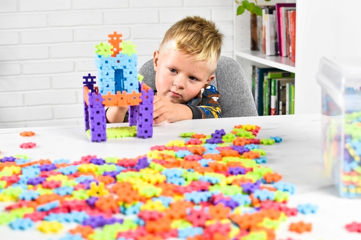 KLOCKI KONSTRUKCYJNE WAFLE MELI BASIC TRAVEL BOX 500 EL PUZZLE GOFRY