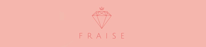 Fraise kolczyki kółeczka srebro S925 czarne