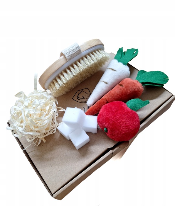 SMACZKI DLA HOBBY HORSE (MARCHEW,PIETRUSZKA,SIANKO, JABŁKO -SZCZOTKA )..