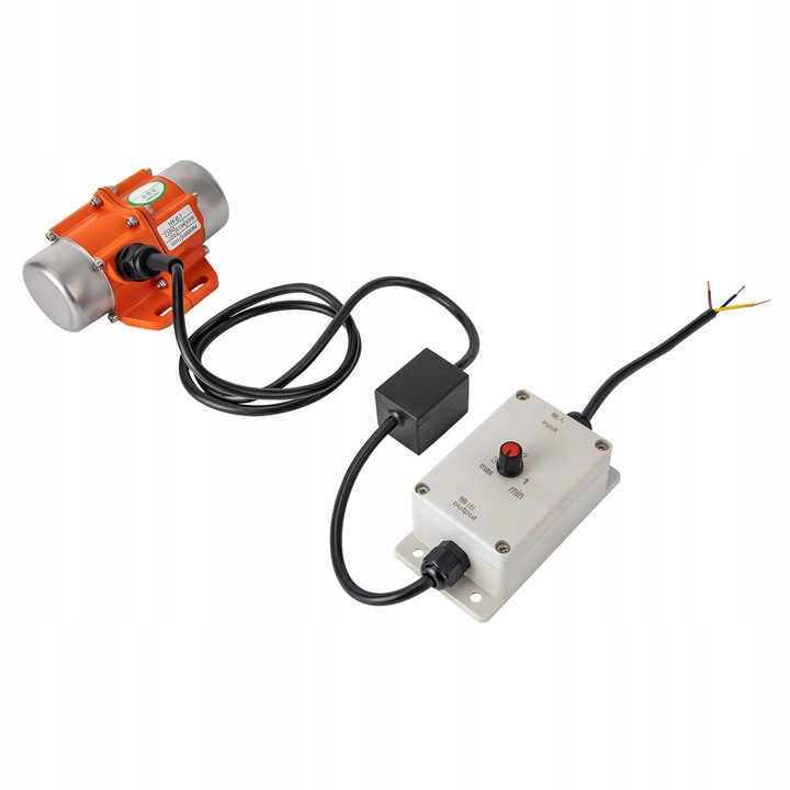 SILNIK WIBRACYJNY 3000 OBR/MIN Z REGULATOREM PRĘDKOŚCI, ELEKTRYCZNY SILNIK