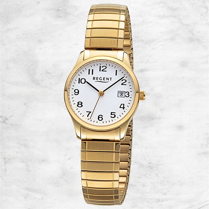 Regent Ladies Zegarek na rękę Analogowa bransoletka ze stali nierdzewnej