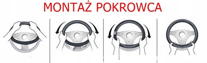 VW Golf 4 5 6 7 Jetta Passat B5 B6 B7 Polo UP! na kierownice skóra karbon