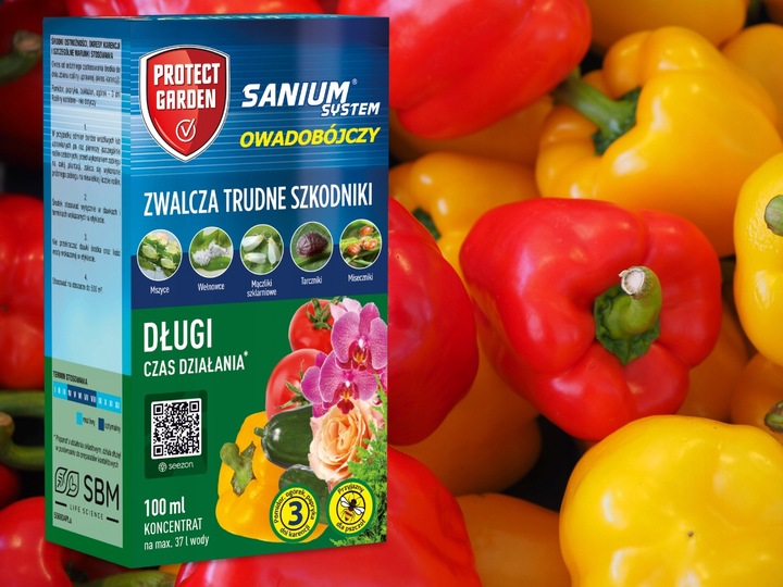 SANIUM SYSTEM OWADOBÓJCZY 100ml/37L środek na mszyce przędziorki ziemiórki