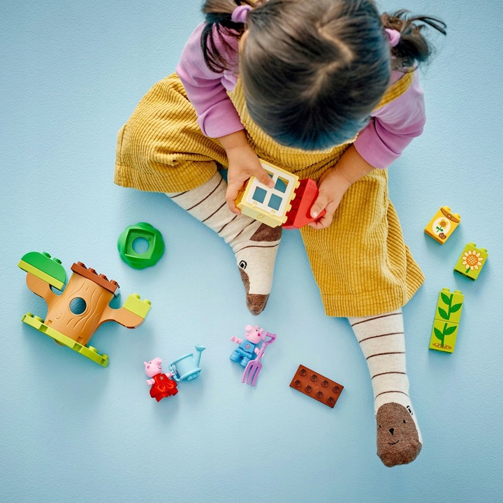 LEGO DUPLO ŚWINKA PEPPA Dom na drzewie 10431 +Torba - Duże klocki od 2 lat