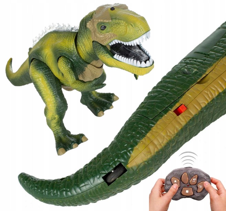 MEGA OGROMNY INTERAKTYWNY DINOZAUR T-REX ZDALNIE STEROWANY CHODZI RYCZY XXL
