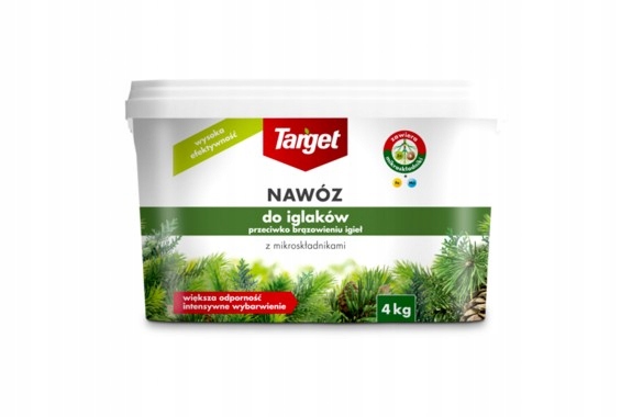 Nawóz do iglaków przeciw brązowieniu igieł z mikroskładnikami 4 kg - Target