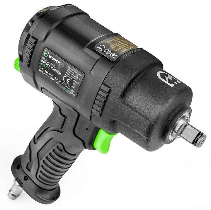 KLUCZ UDAROWY KOMPOZYTOWY PNEUMATYCZNY Z UDAREM DO KÓŁ 1560 Nm 1/2" ZESTAW