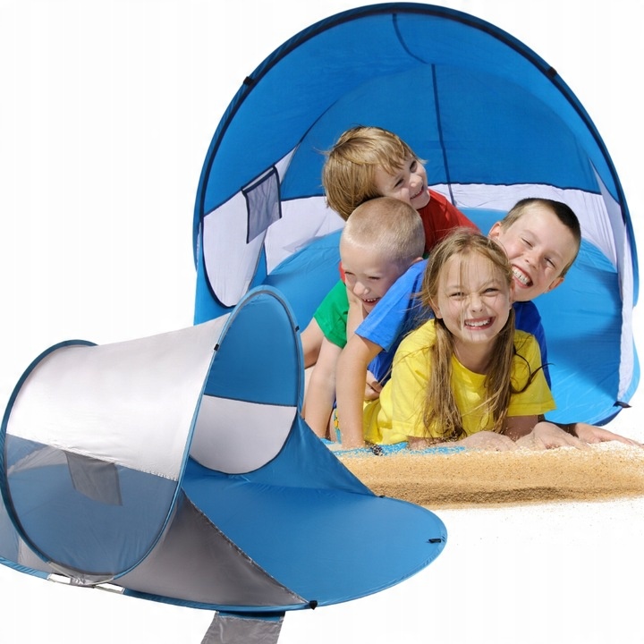 NAMIOT PLAŻOWY SAMOROZKŁADAJĄCY FILTR UV PARAWAN pop up ochrona na słońce