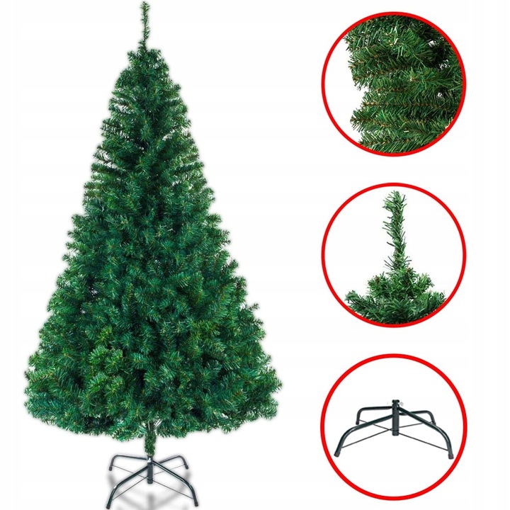 Choinka sztuczna jak żywa sosna zielona świąteczna dekoracyjna jodła 150 cm