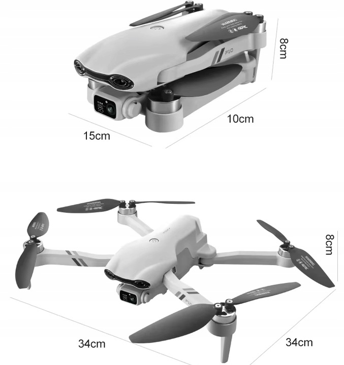 DRON F10 Z KAMERĄ FPV WIFI 4K UHD ZABAWKA DLA DZIECI RC ZAWIS 2000M