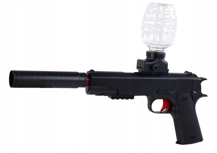 BEZPIECZNY ZABAWKOWY PISTOLET AUTOMATYCZNY NA KULKI ŻELOWE WODNE AKUMULATOR