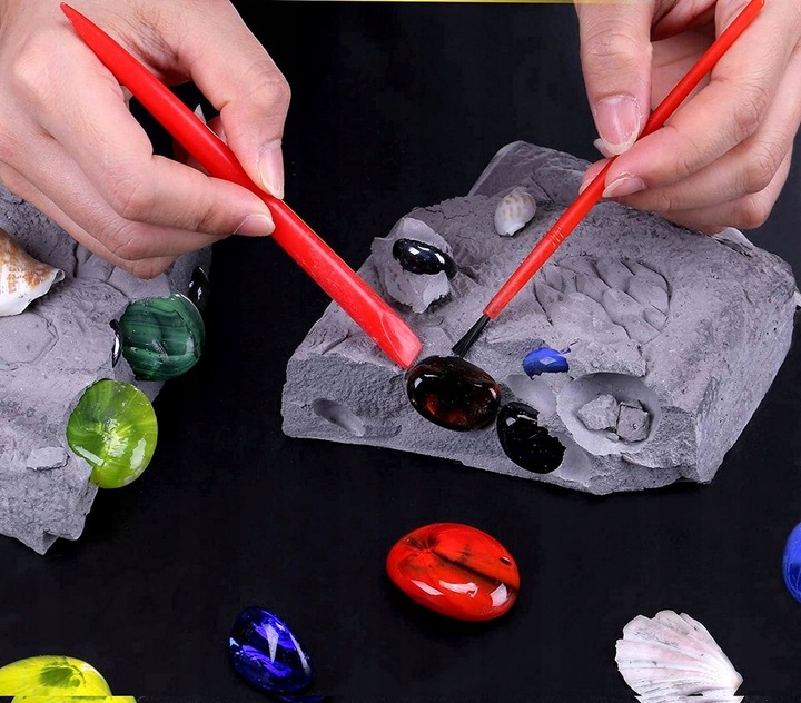 WYKOPALISKA KOPALNIA KRYSZTAŁÓW DIAMENTÓW ZABAWKA ARCHEOLOG ARCHEOLOGICZNE