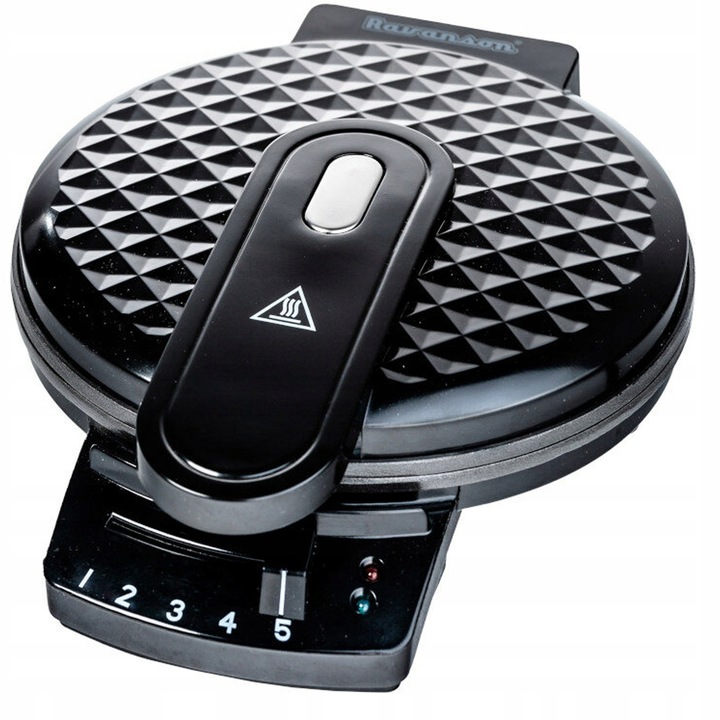 Gofrownica Ravanson GR-7010 1200 W czarne serce pyszne gofry