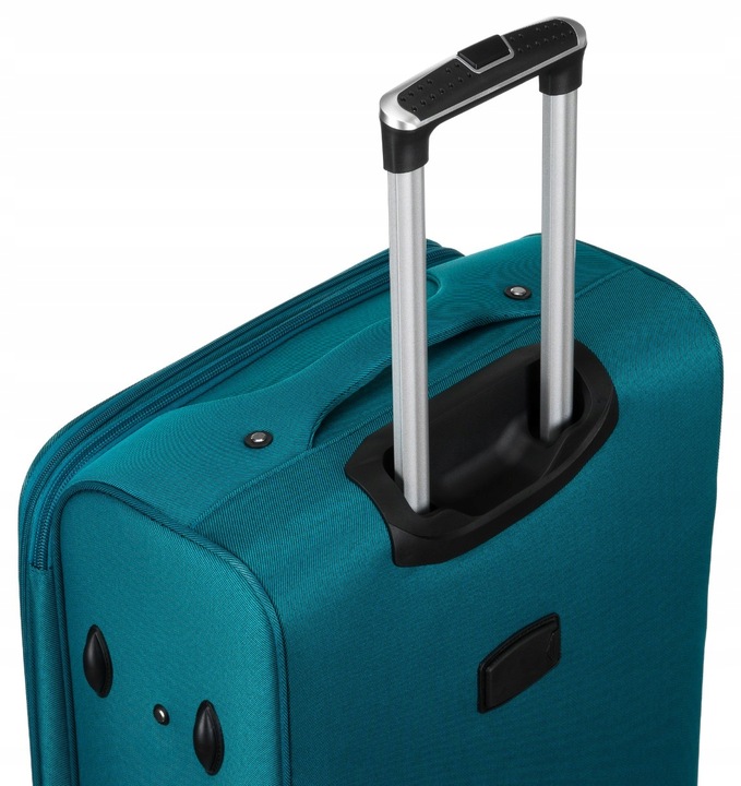 Walizka miękka na 4 kółkach ŚREDNIA pojemna solidna bagaż PETERSON