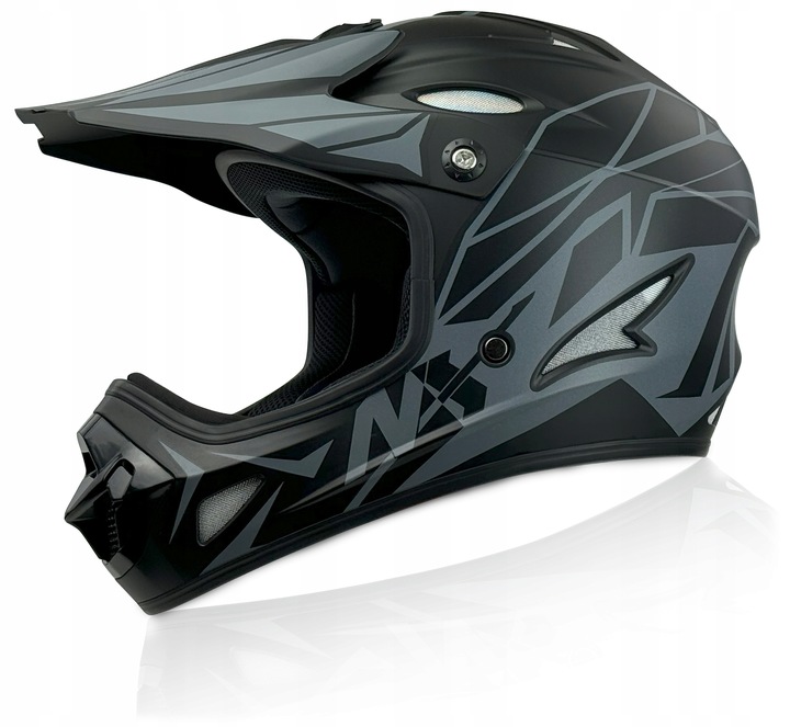 ZESTAW NX KASK + GOGLE DOWNHILL NX EXTREME r.M |KASK ROWEROWY |900g LEKKI
