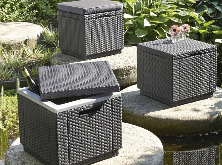 Pufa ogrodowa KETER Cube 209435 Brązowy