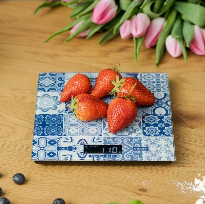 Waga kuchenna elektroniczna ZELMER ZKS1100C 5 kg LCD szkło wzór