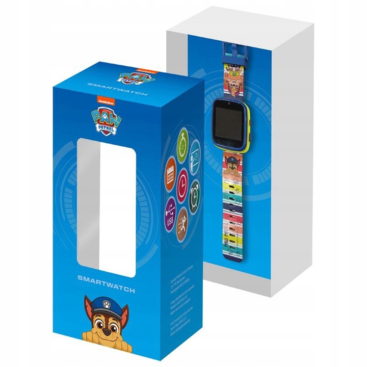 Psi Patrol Wielofunkcyjny zegarek dla dzieci, smartwatch interaktywny