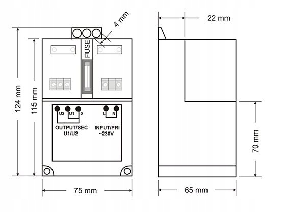 TRANSFORMATOR Pulsar AWT682 TRZ 60/18/20 TR 60VA 18V 20V 230V do OPU SATEL