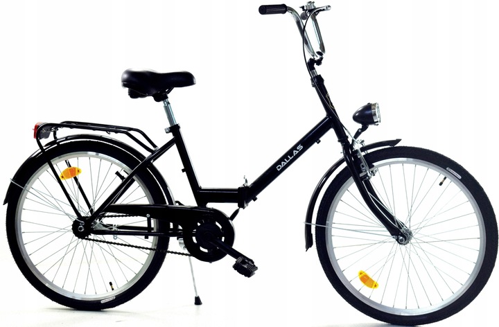 Rower miejski 24 składak damski męski składany