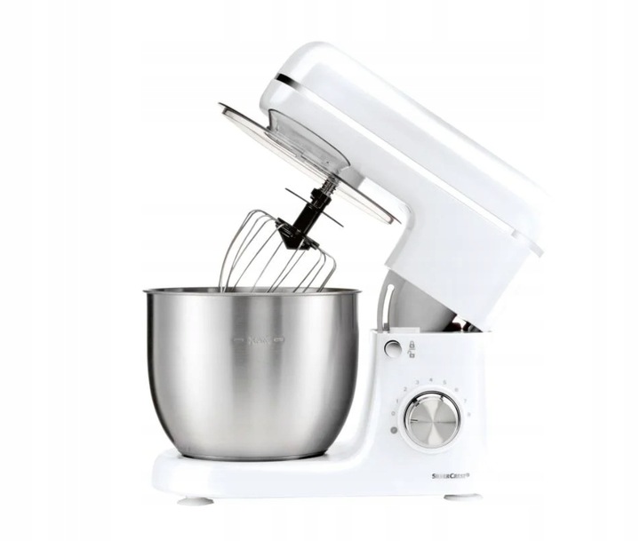 Robot kuchenny Silvercrest SKM 600W Mikser Planetarny Wielofunkcyjny biały