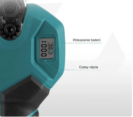 SEKATOR ELEKTRYCZNY AKUMULATOROWY 2X BATERIA 30mm COmmon