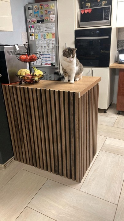 Lamele ścienne na Płycie Dąb Wotan Panel Panele POLSKIE PREMIUM - 275x46 cm