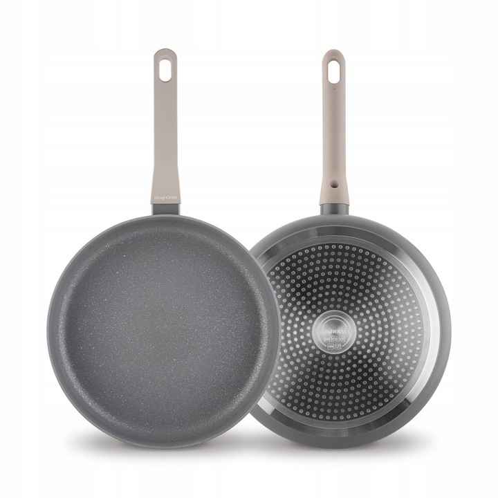 Patelnia na indukcję PATELNIA GŁĘBOKA NON-STICK Z POKRYWKĄ 28cm Pancetta