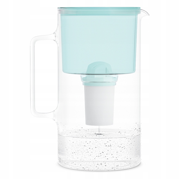 Dzbanek filtrujący szklany Wessper WES202-MT 3l Mięta 1x filtr aquaclassic