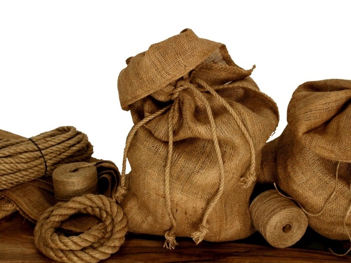 Worek Jutowy Naturalny 50x85cm JUTA 25kg STOJAK PODSTAWKA POD CHOINKĘ