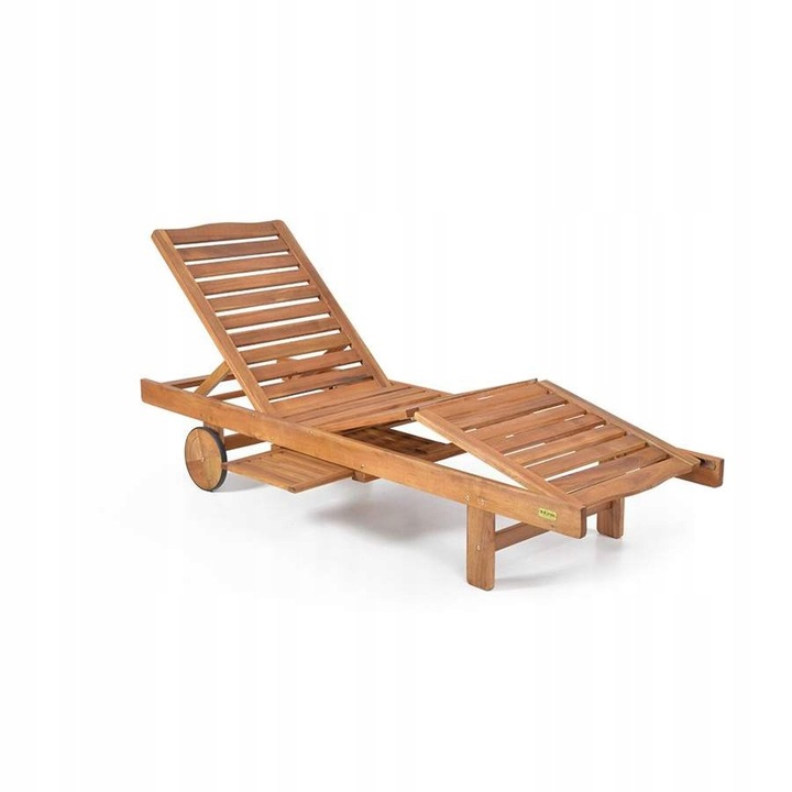Leżak Leżanka Ogrodowy Drewniany HECHT Resort A Tropikalne Drewno Akacjowe