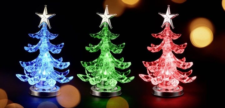 Choinka USB na biurko RGB DEKORACJA Ozdoby świąteczne figurka LED