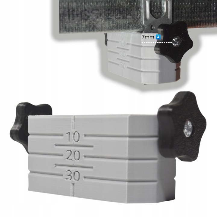 6+1 Uchwyt do poziomowania sufitu podwieszanego PROFIL CD60 SHORT ES G-K