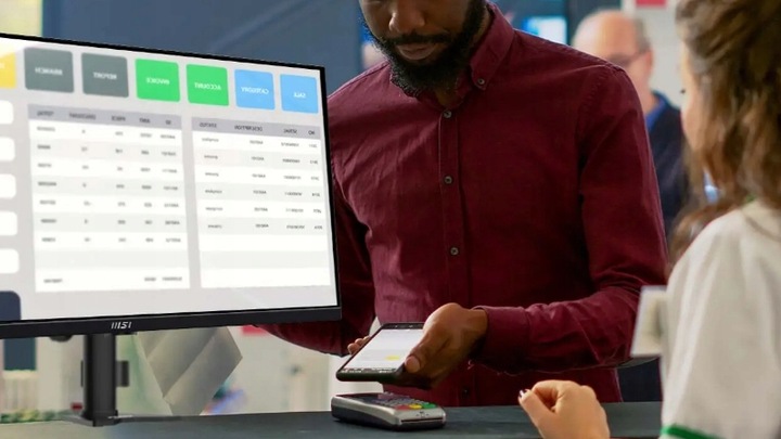 Monitor 23,8" MSI PRO MP245V | 1920x1080 (FHD) | 100Hz | 1ms | VA | 16:9 |