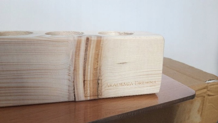 Drewniany sorter na biurko ORGANIZER na kredki Montessori polski producent