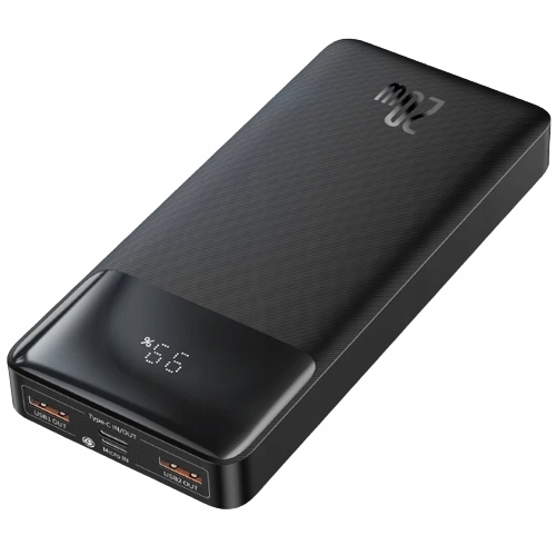 SZYBKI POWERBANK BASEUS 20000MAH 20W PD 3x USB USB-C 3A QC 3.0 BEZPIECZNY
