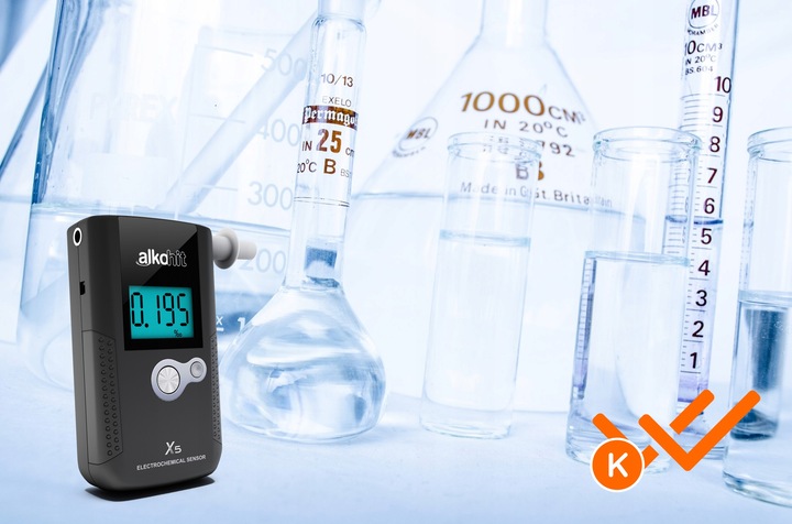 Alkomat elektrochemiczny ALKOHIT X5 do Auta GW. 2l